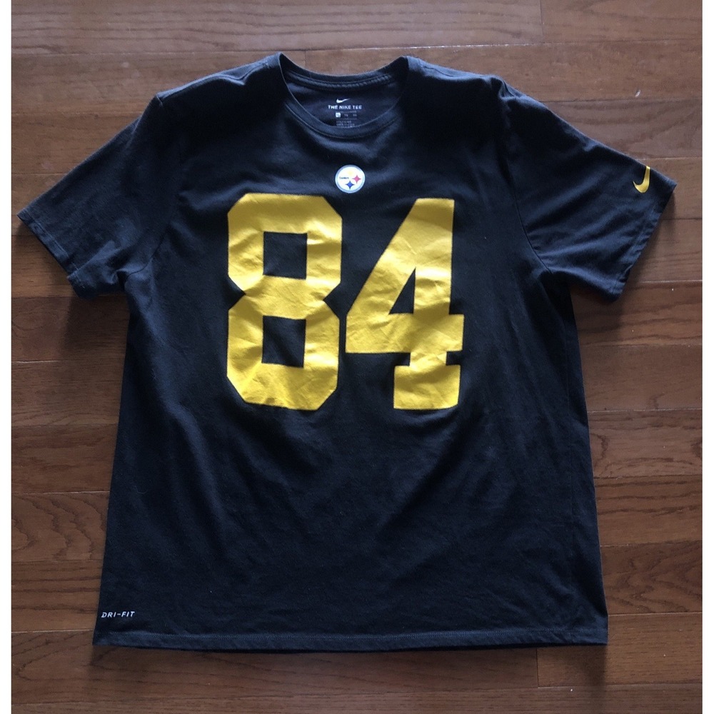 Nike NFL Pittsburgh Steelers Antonio Brown T-Shirt Jersey #84 Men's 2XL